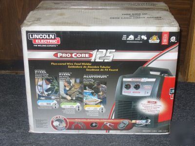  lincoln elec PROCORE125 wire feed weldernot refurb 