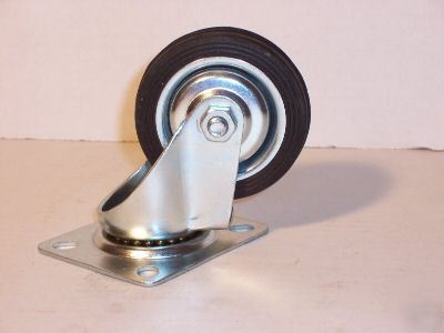 New 12 3'' swivel caster wheels base & wheel bearings