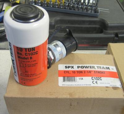 New spx power team 10 ton cylinder ram enerpac C102C 