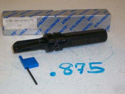 New valenite vcdd carbide insert drill .875 in box 