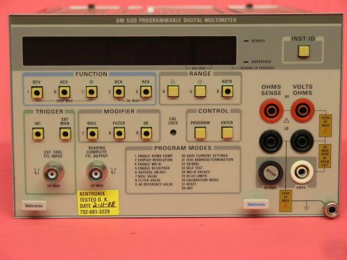 Tektronix DM5120 programmable digital multimeter. 