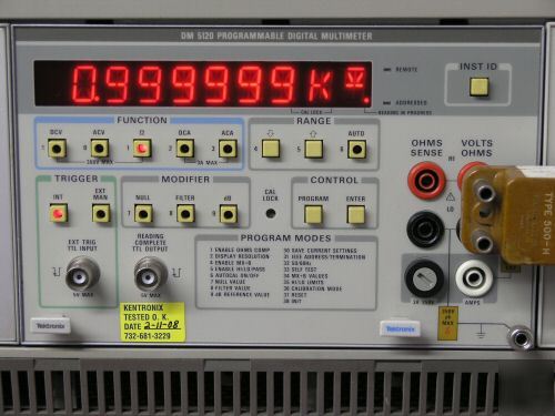 Tektronix DM5120 programmable digital multimeter. 