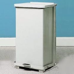 12 gallon step can-infectious waste-uni ST12EPLWH