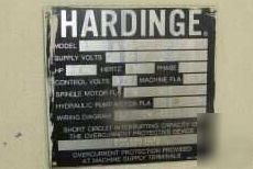 1982 hardinge super precision DV59 lathe loaded
