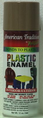 6 cans of american tradition plastic enamel-cocoa bean