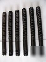 6 german metric stud bolts 12MM x 100 mm long