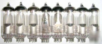 6BR5 / EM80 / 6E1P magic eye tubes lot of 8 tested