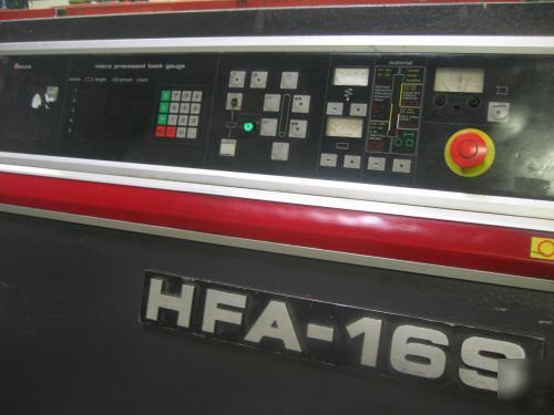 Amada hfa-16S full automatic horizontal saw, 16