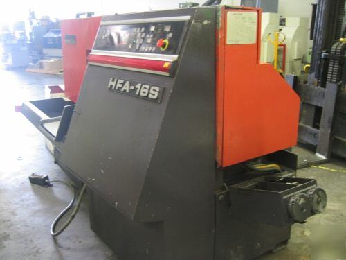 Amada hfa-16S full automatic horizontal saw, 16