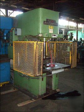 Denison 35 ton hydraulic gap frame press 