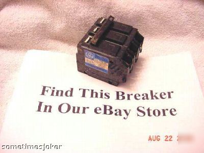 Fpe breaker 15 amp. 1 pole used type na (wide)