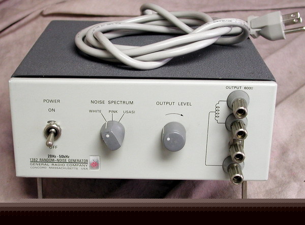 General radio gr 1382 random noise generator 20K-50KHZ