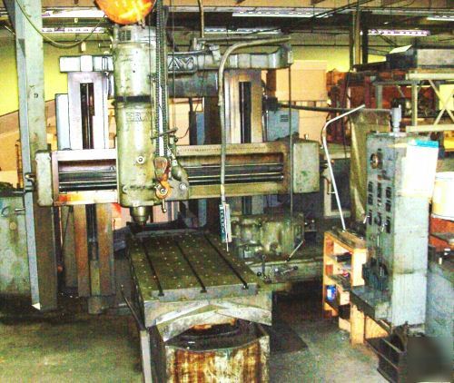 Gray planer type milling machine with side cutting head