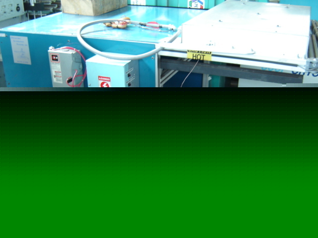 Heater for rf sealer, hall dielectric