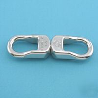 Heavy duty eye & eye swivel 316 stainless steel 1/2