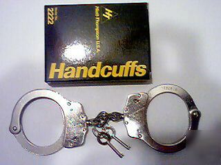 Hiatt-thompson usa model 2222 handcuffs nickel