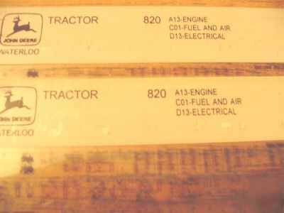 John deere 820 tractor parts catalog micro fiche