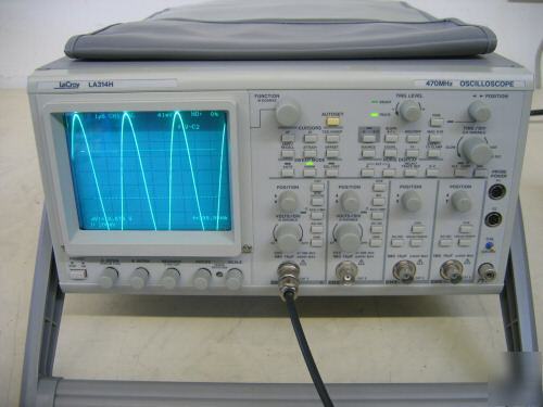 Lecroy LA314H analog oscilloscope, 470 mhz, 4 ch.