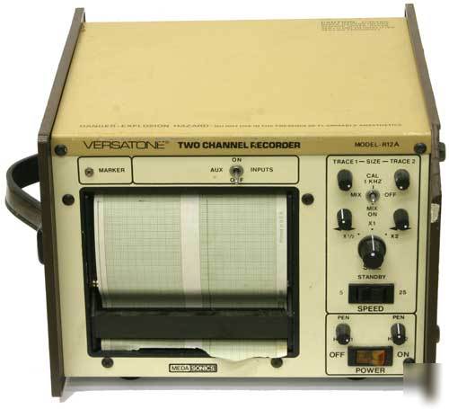 Medasonics verstone two channel recorder R12A lab
