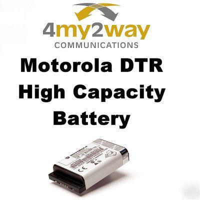 Motorola DTR550/650 high capacity lithium-ion battery
