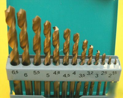 New 13PC titanium drill bits brand drills set