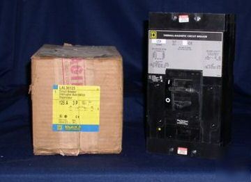 New sqd #LAL36125 3P600V125AMP circuit breaker