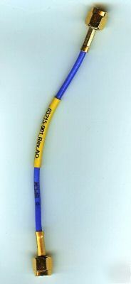 SS405 rf cable gold crimped sma (m) to sma (m) 5