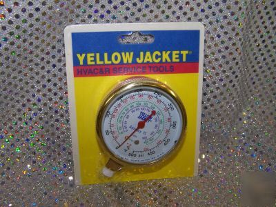 Yellow jacket brass gauge high-side 2.5
