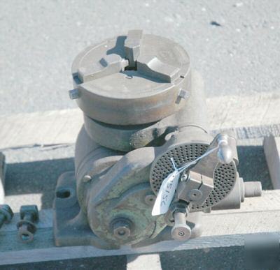 Dividing head head with union 3-jaw chuck 7 in.