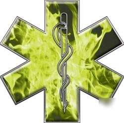 Emt ems mfr medic decal reflective 12