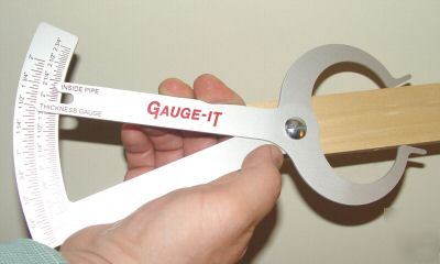 Gauge-it thickness gauge for planers and table saws