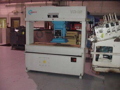 25 ton samco th-25 travel head die cutting press #1701