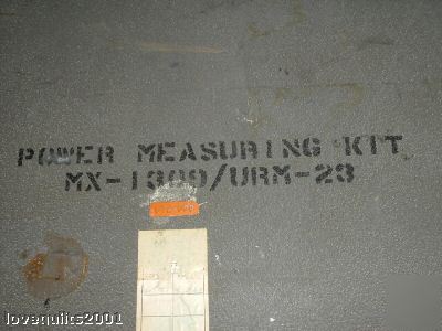 1950's attenuators power measuring kit mx-1309/urm-23 