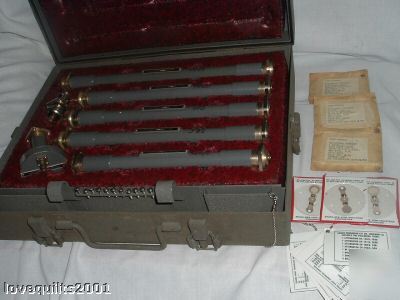 1950's attenuators power measuring kit mx-1309/urm-23 