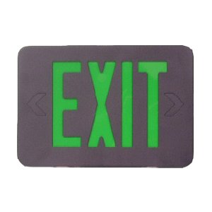 6PS, black body led exit sign emergency light/s-E3G-b