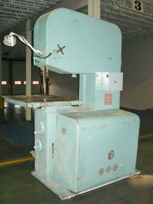 Doall vertical bandsaw, 26â€