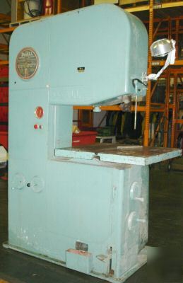 Doall vertical bandsaw, 26â€