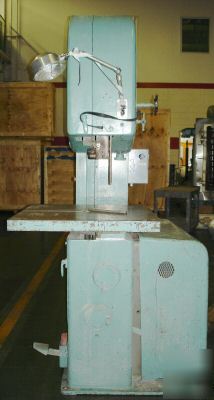 Doall vertical bandsaw, 26â€