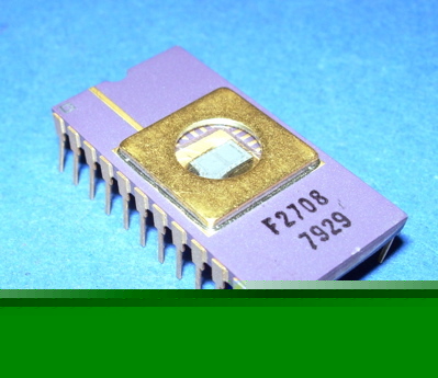 Eprom 1KX8 F2708 fairchild 1979 vintage purple ceramic