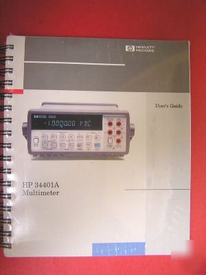 Hp 34401A user's guide, quick ref & service guide 3-vol