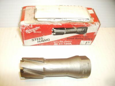 Milwaukee steel hawg mag drill bit 1