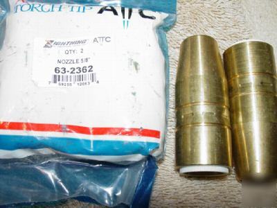 New 30 attc lightning mig welding nozzles 5/8