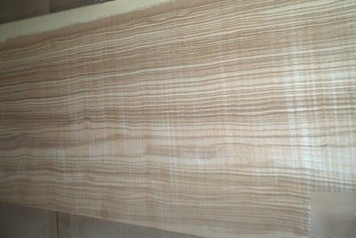 Qtr figured olive ash long veneer 10@12'' x 36'' [0719]