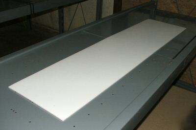 Solid virgin teflon sheet 3/4