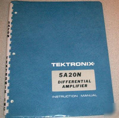 Tek 5A20N original oem serivice & oeprating manual