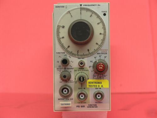 Tektronix FG501 function generator plug-in.