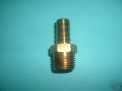 Brass hose barb for 1/2