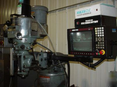 Bridgeport 2 axis cnc vertical milling machine mill