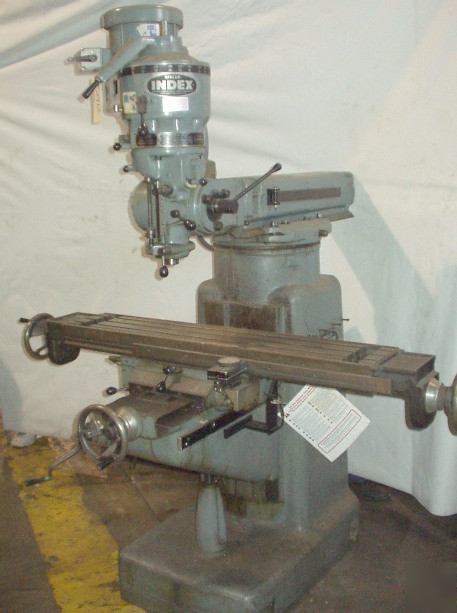 Index vertical mill, milling machine, ram universal
