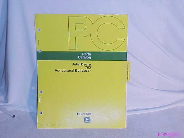 John deere 763 bulldozer parts catalog